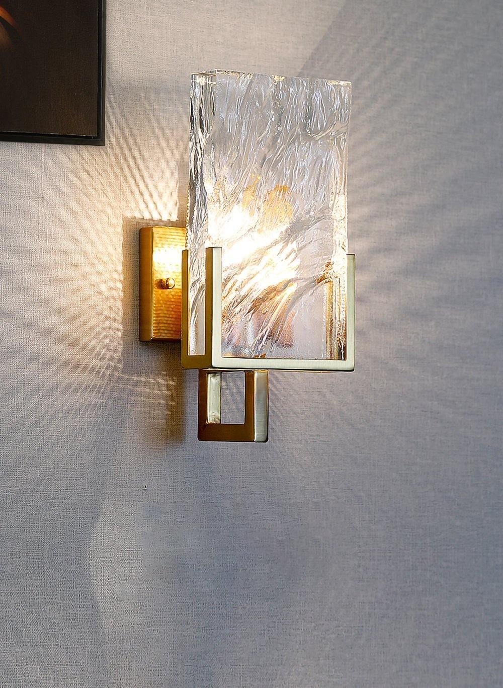Transparent Ice Crystal Wall Lamp