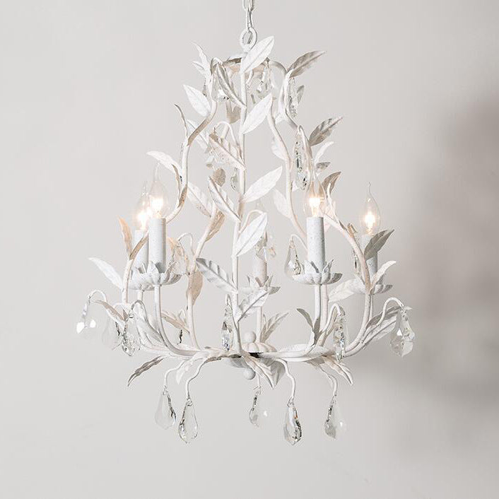 Leaf Crystal Chandelier