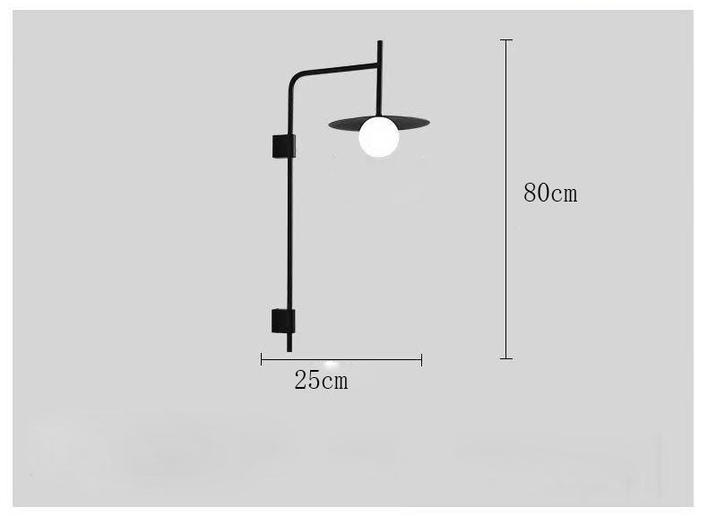 LI Rocker Arm Wall Lamp