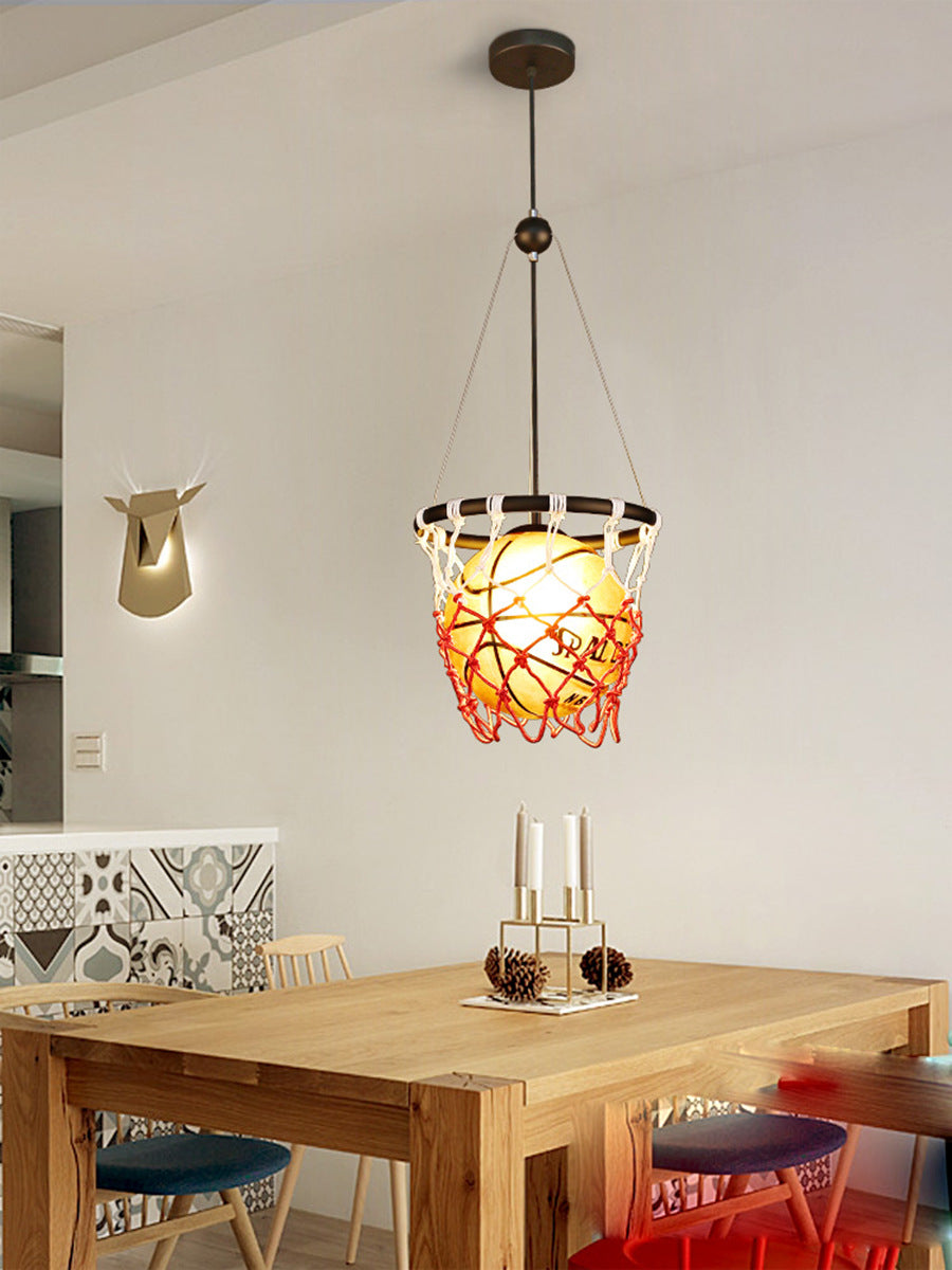 Creative Basketball Pendant Light