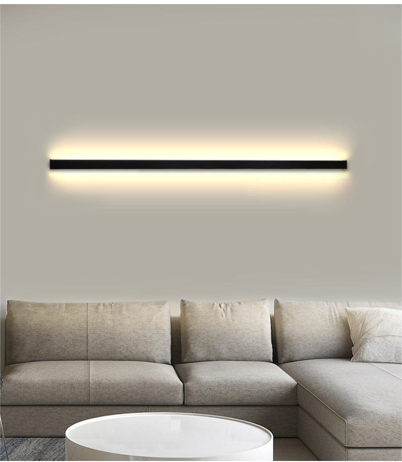 LED Minimalist Line Wall Lamp