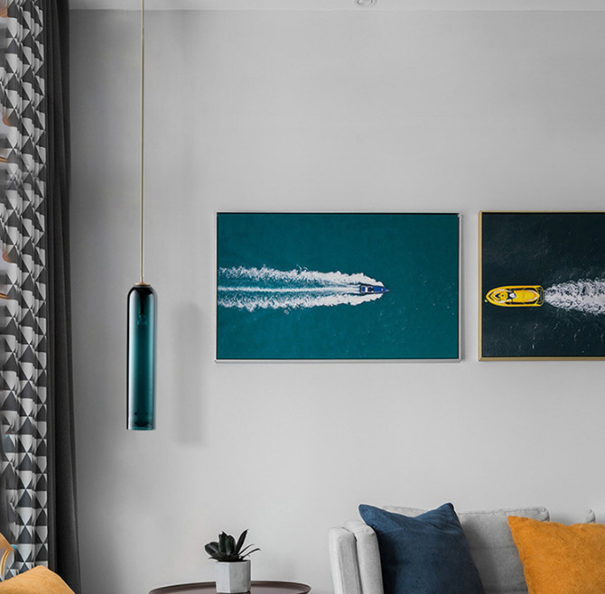 Strip Glass Pendant Lamp
