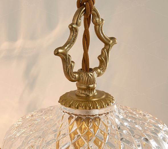French All Copper Pendant Light