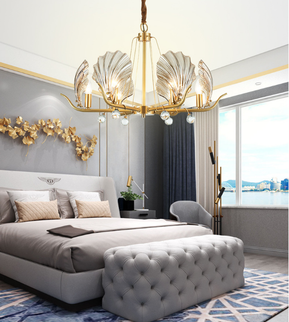 Crystal Shell Chandelier