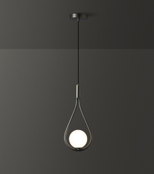 Glass Ball Pendant Light