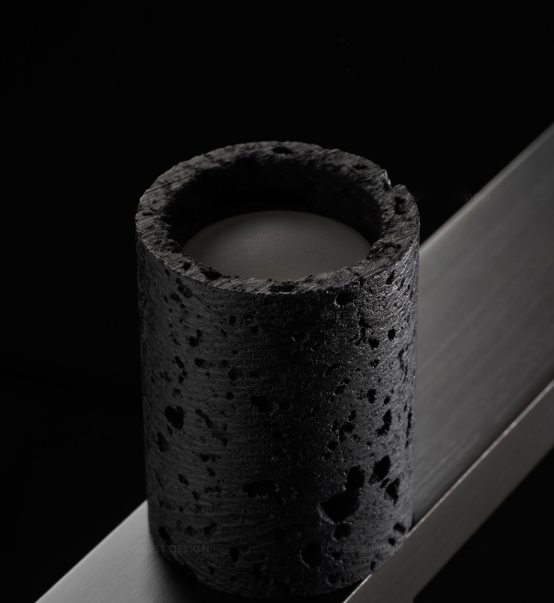 Black Hole Stone Chandelier