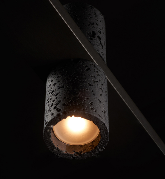 Black Hole Stone Chandelier
