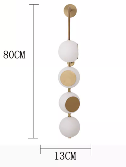 Long Pearl Wall Lamp
