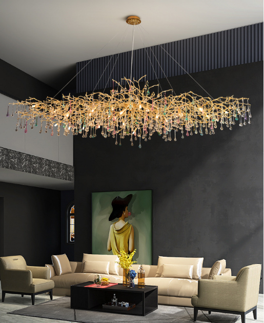Droplet Crystal Chandelier
