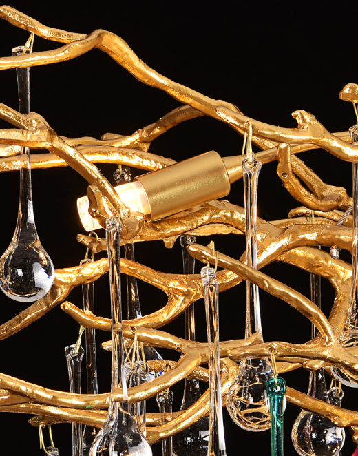 Droplet Crystal Chandelier