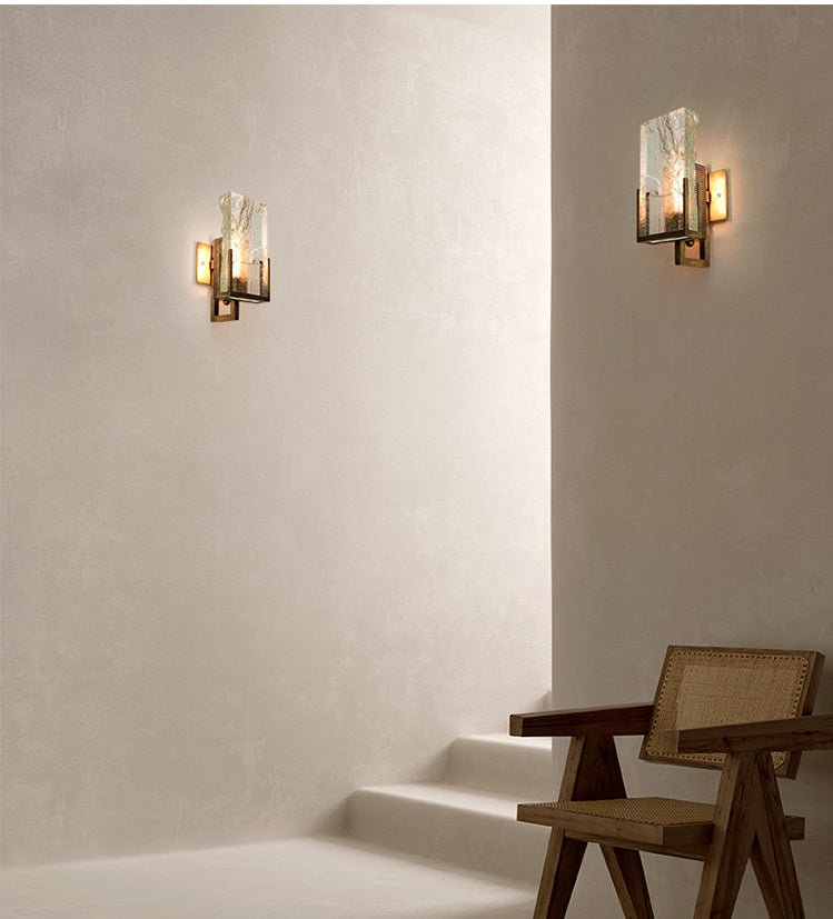 Transparent Ice Crystal Wall Lamp