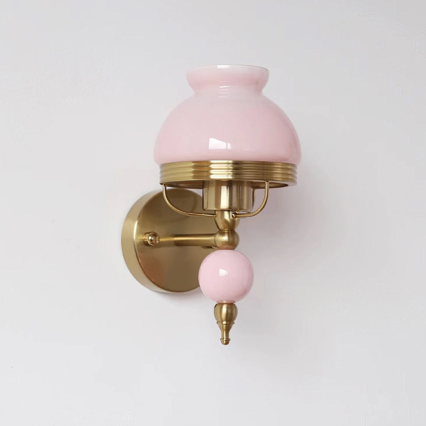 LE Rice White Glass Wall Lamp