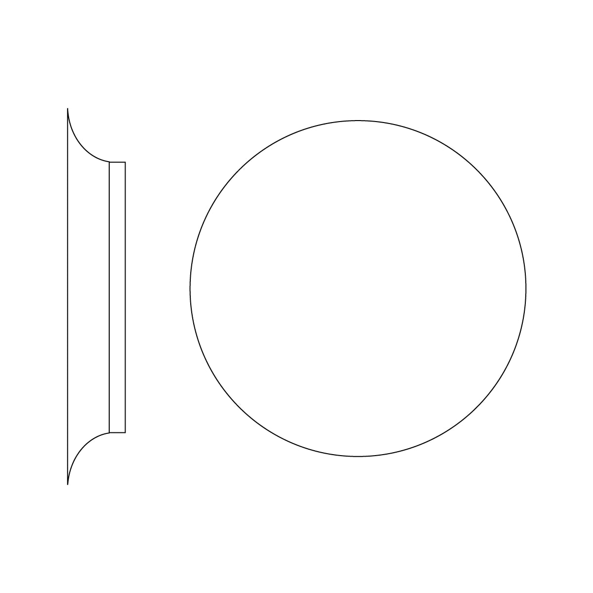 Phase Ring Disk Wall Lamp