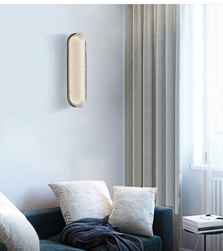 Clear Crystal Valve Wall Lamp