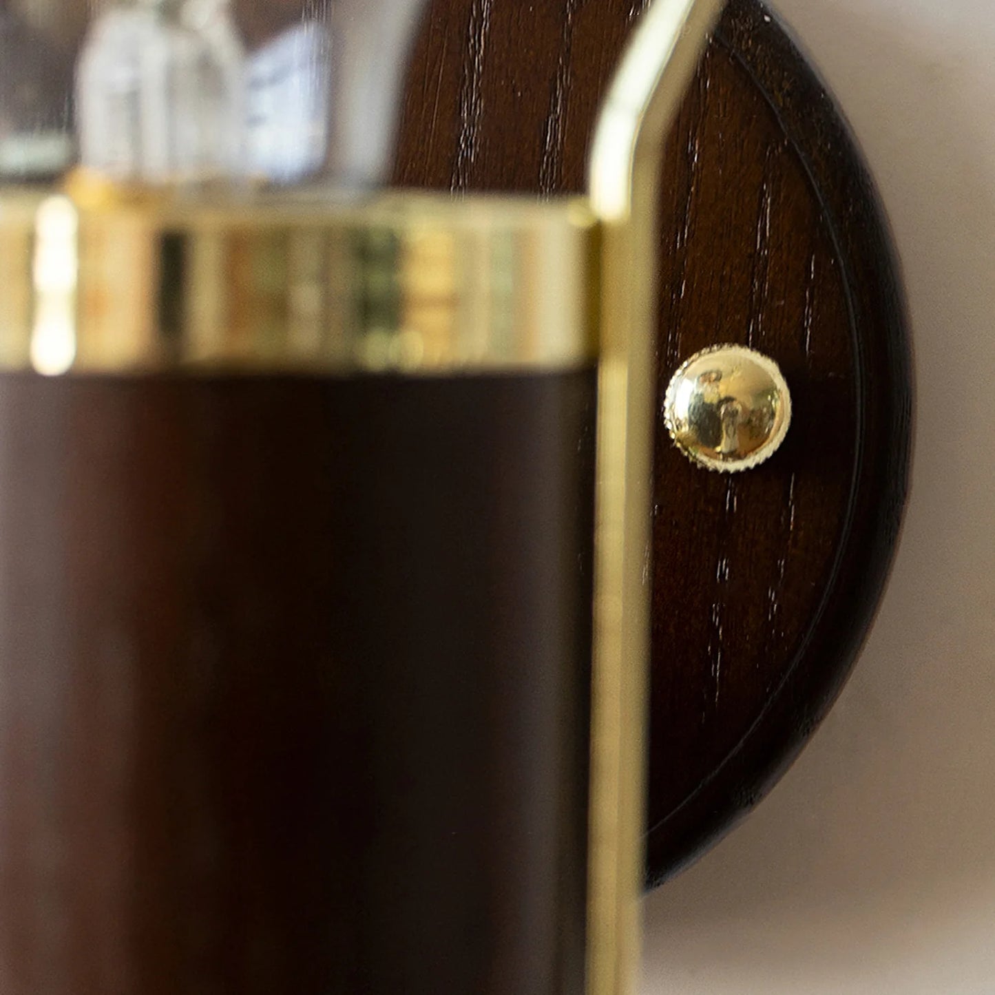 HE Vintage Walnut Wall Lamp