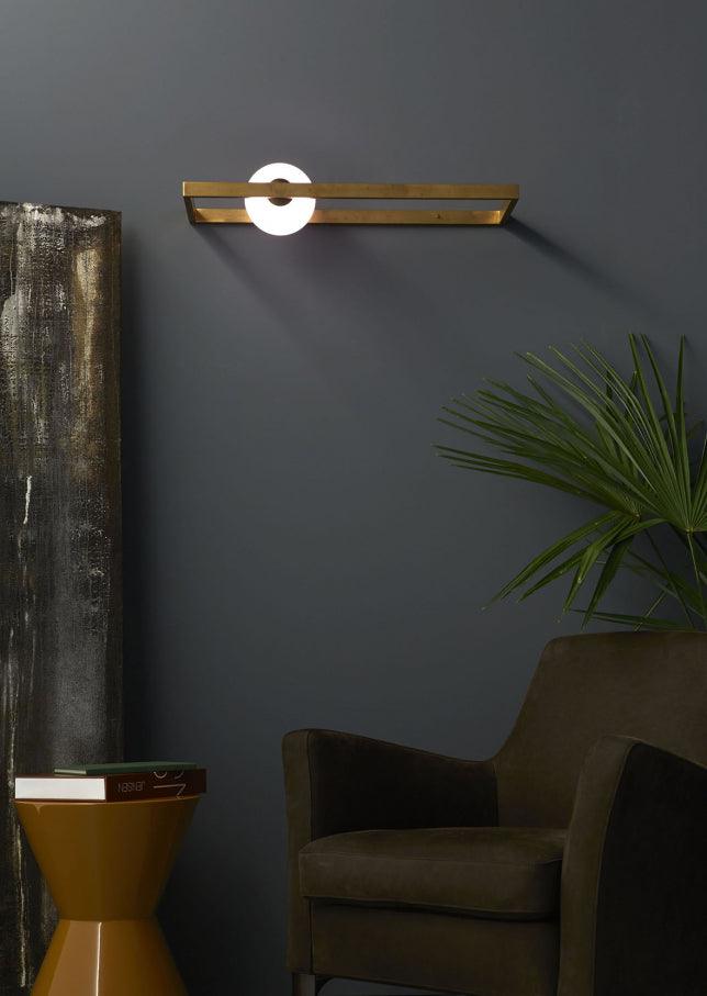 Special Mondrian Glass Wall Lamp