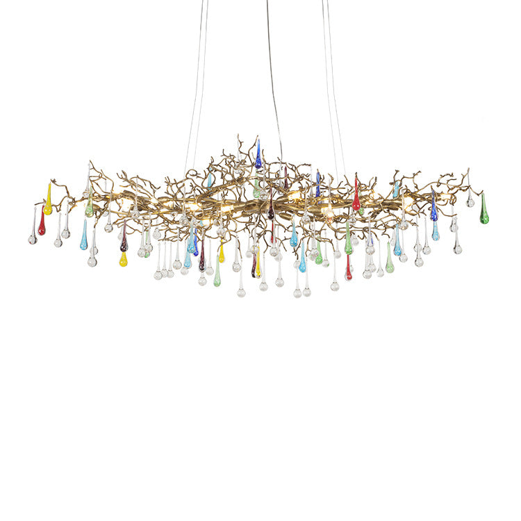 Droplet Crystal Chandelier
