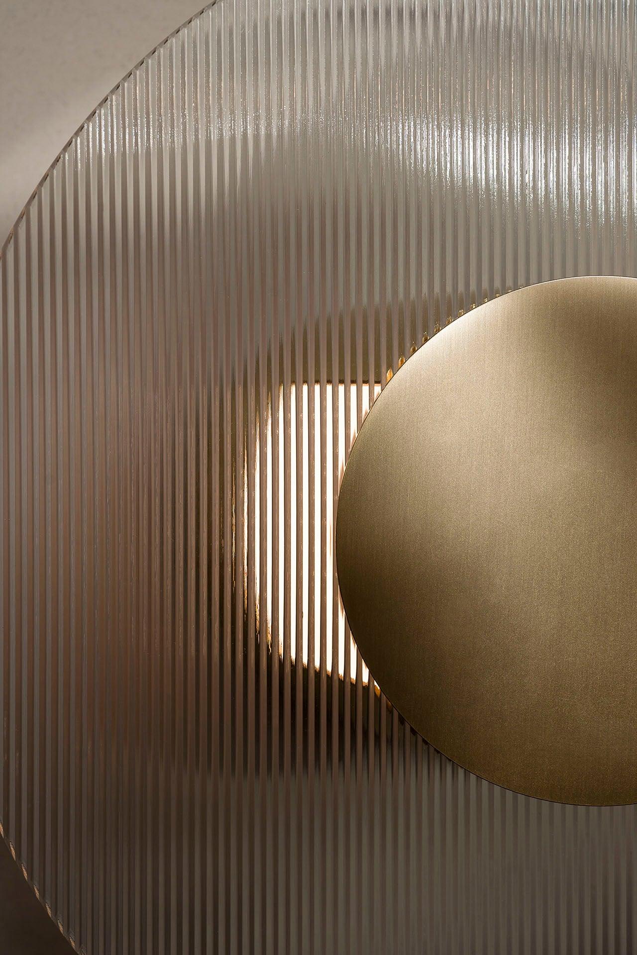Glass Button Wall Lamp