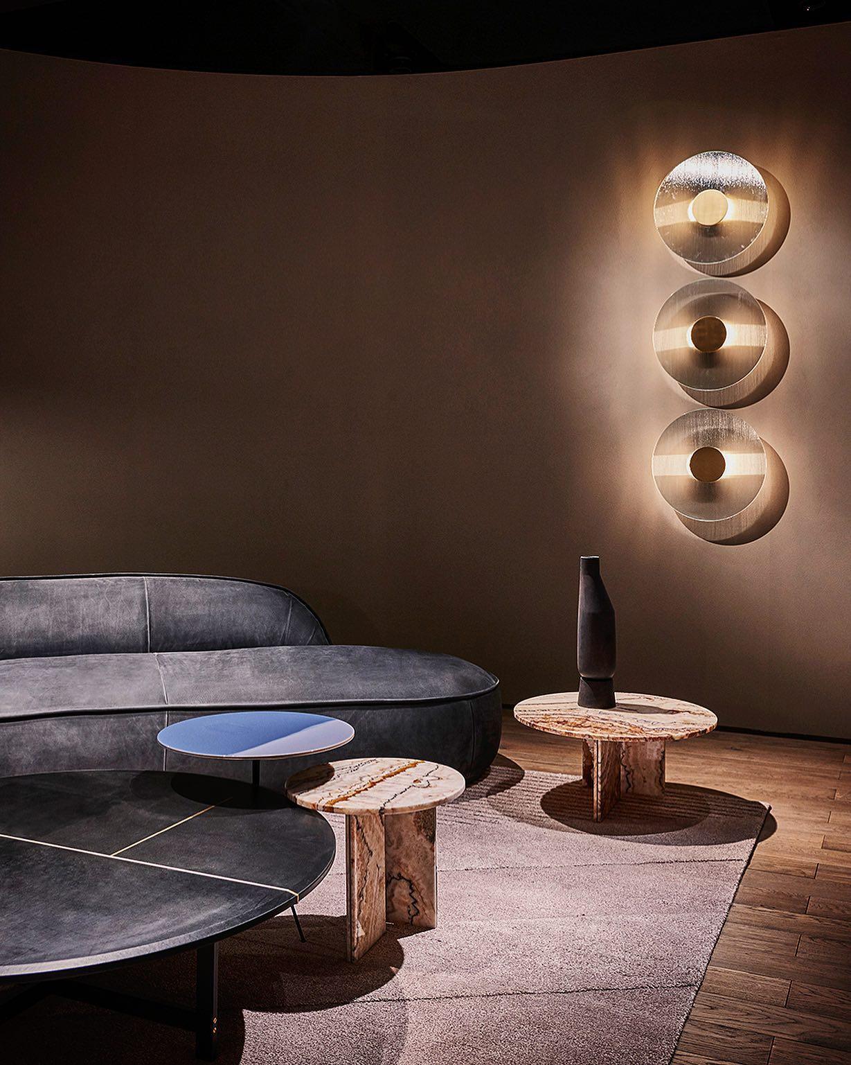 Glass Button Wall Lamp