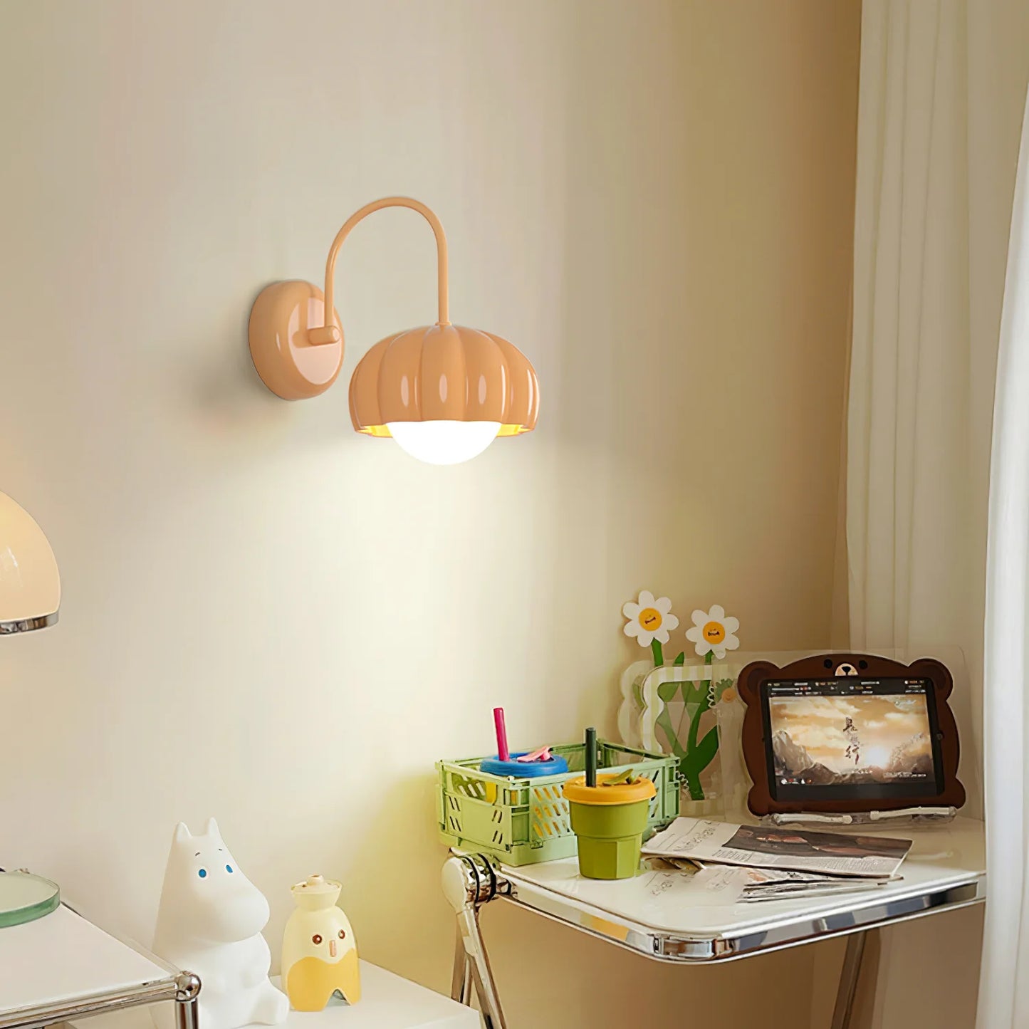 Multicolor Pumpkin Wall Lamp