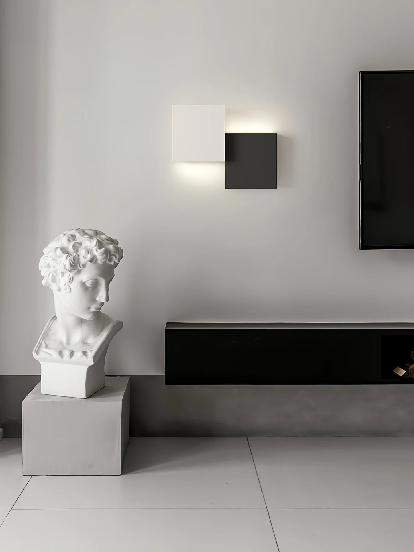 Black And White Piano Key Wall Lamp