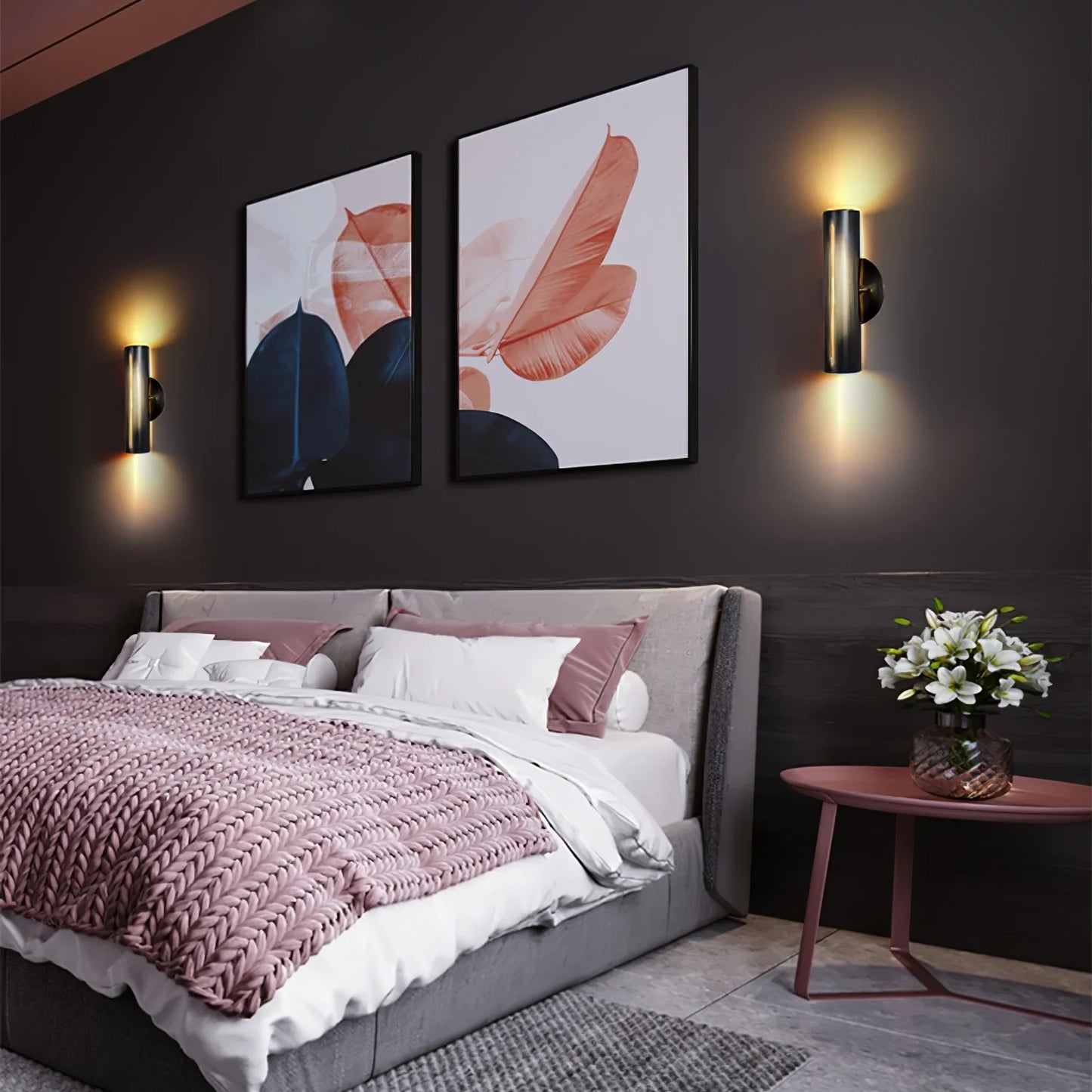 NI Sewn Tube Wall Lamp
