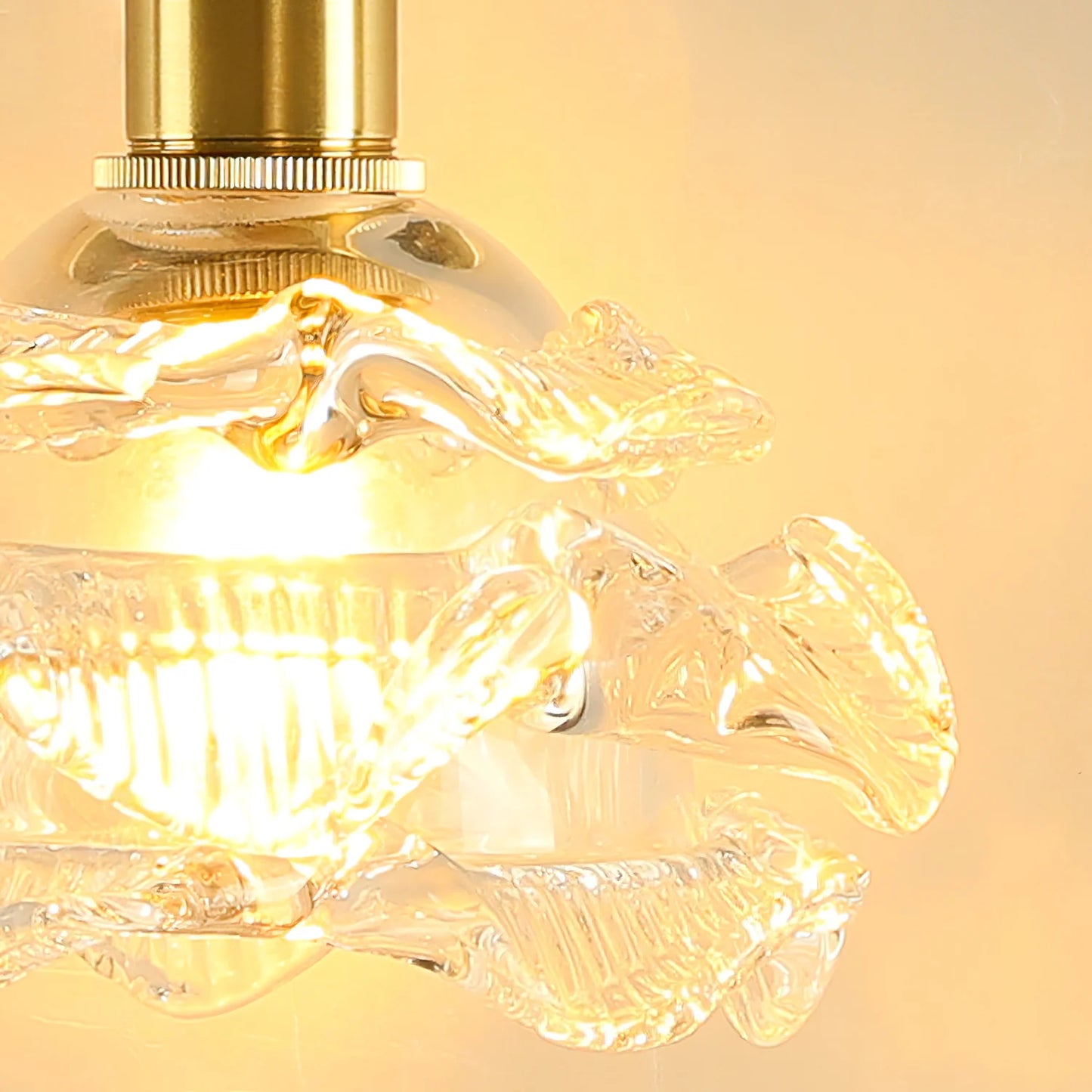 Rose Brass Wall Lamp