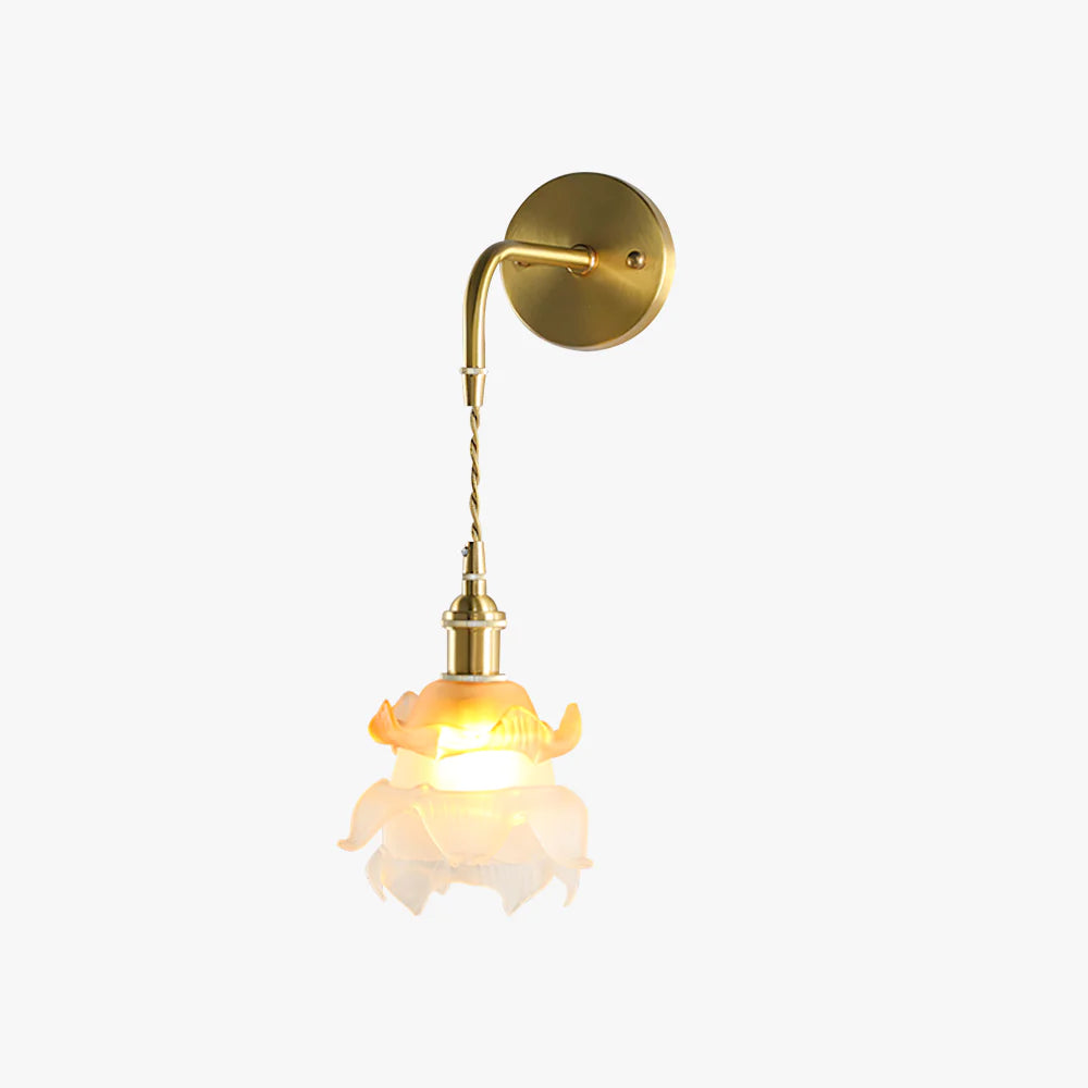 Brass Wind Chime Wall Lamp