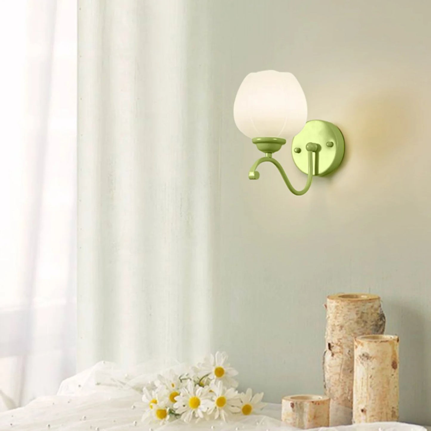 Pumpkin Flower Wall Lamp