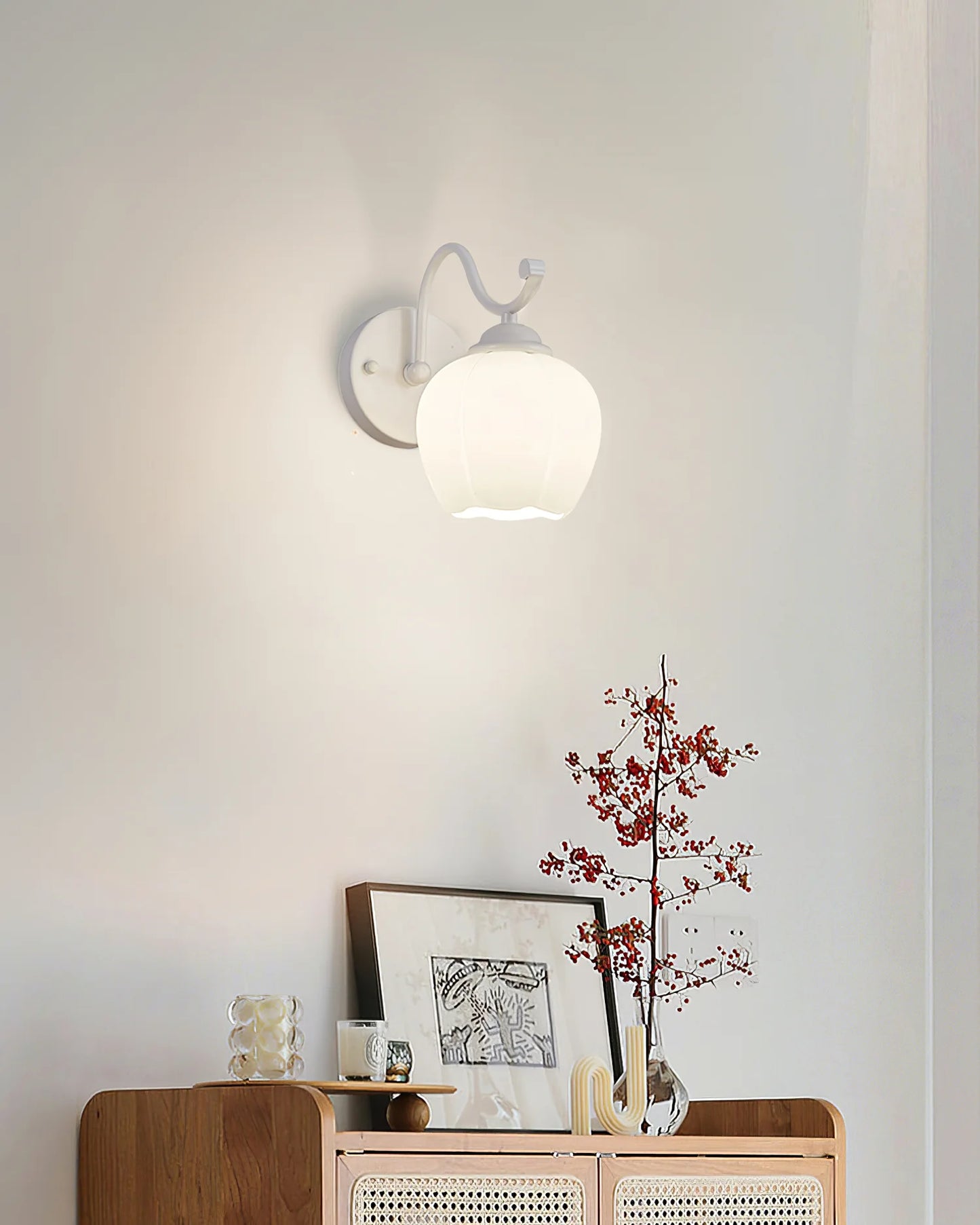 Pumpkin Flower Wall Lamp