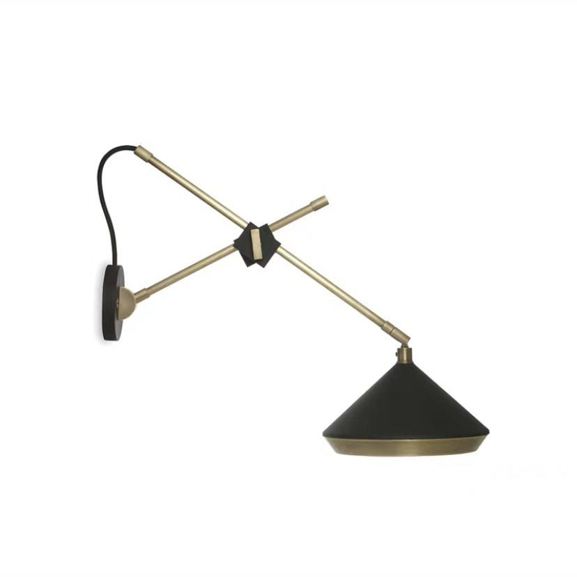 Bamboo Hat Wall Lamp