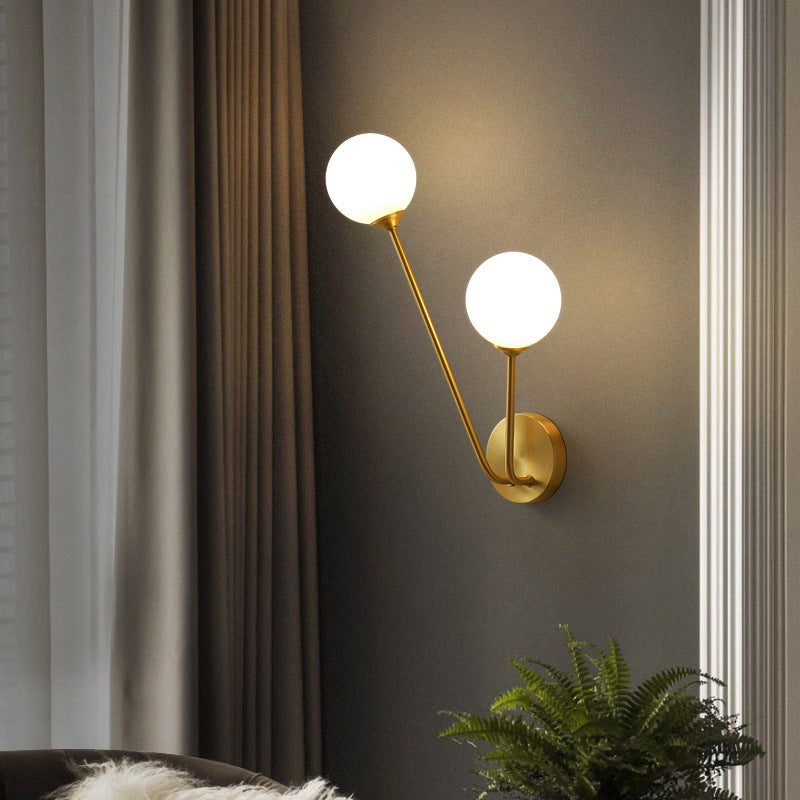 Flower Bulb Crystal Wall Lamp