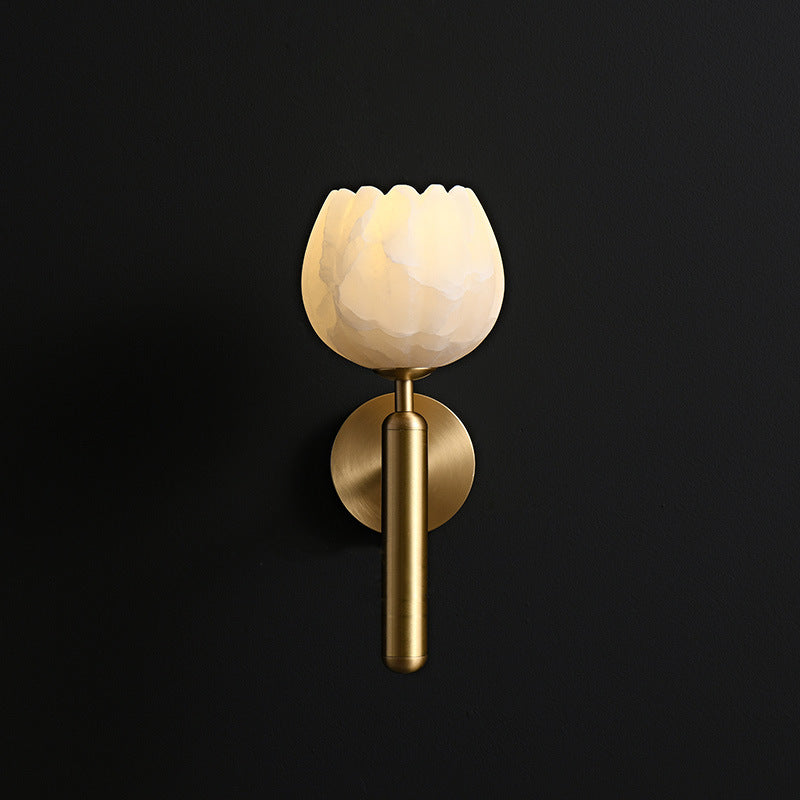 White Rose Wall Lamp