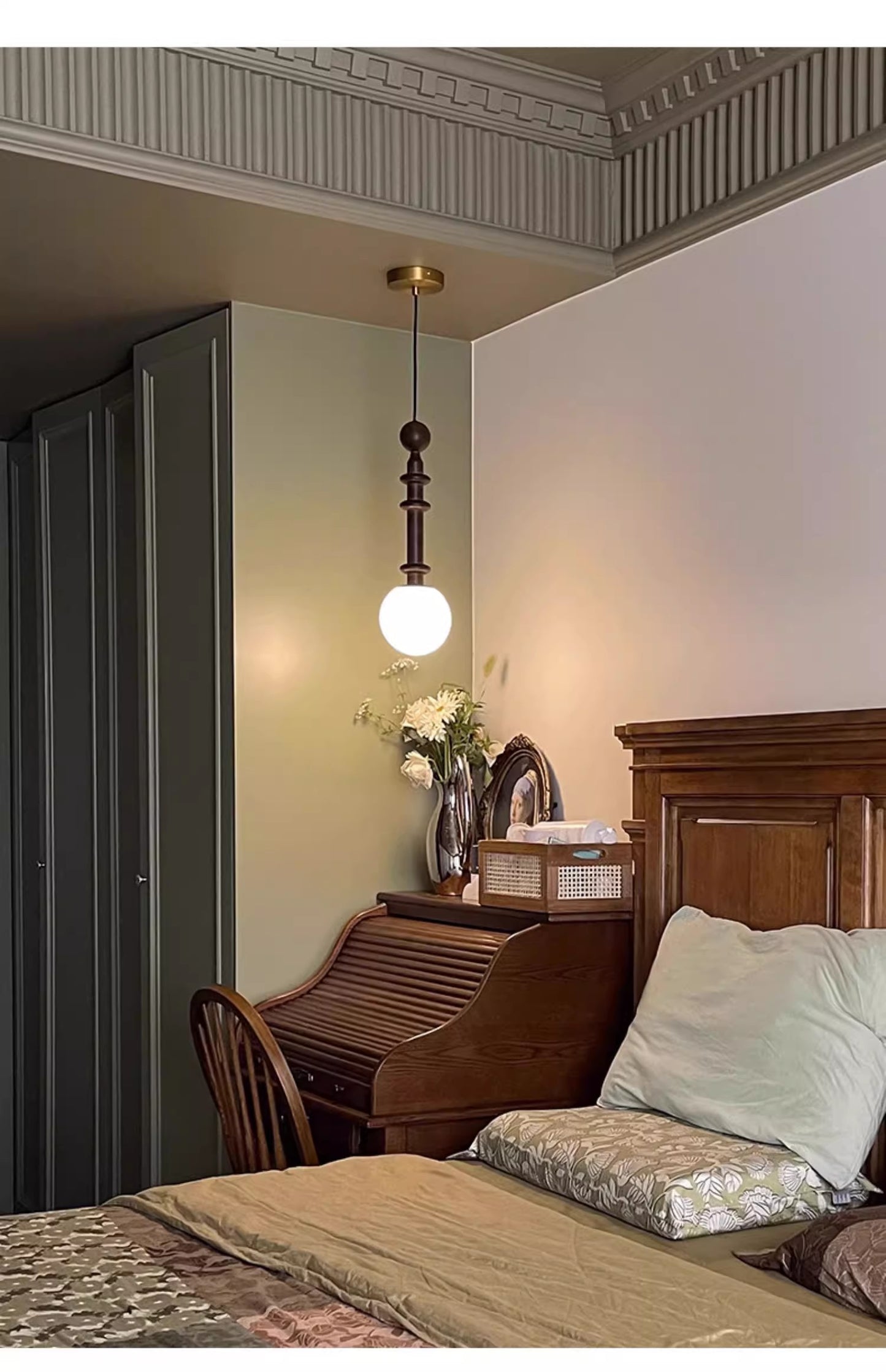 Stark Walnut Pendant Light