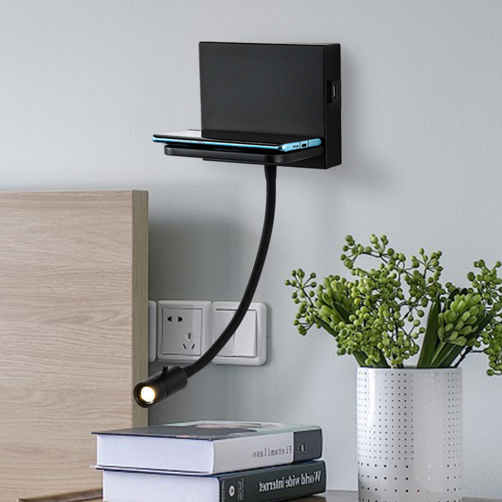 Multi-Functional USB Wireless Wall Lamp