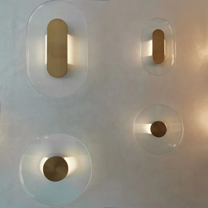 Glass Button Wall Lamp
