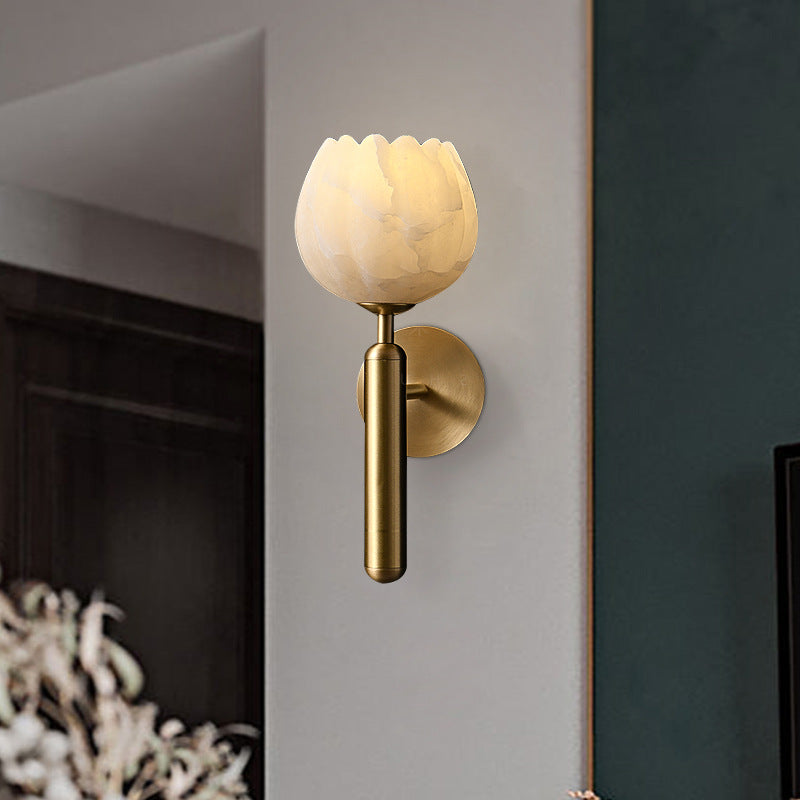 White Rose Wall Lamp