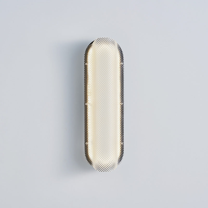Clear Crystal Valve Wall Lamp