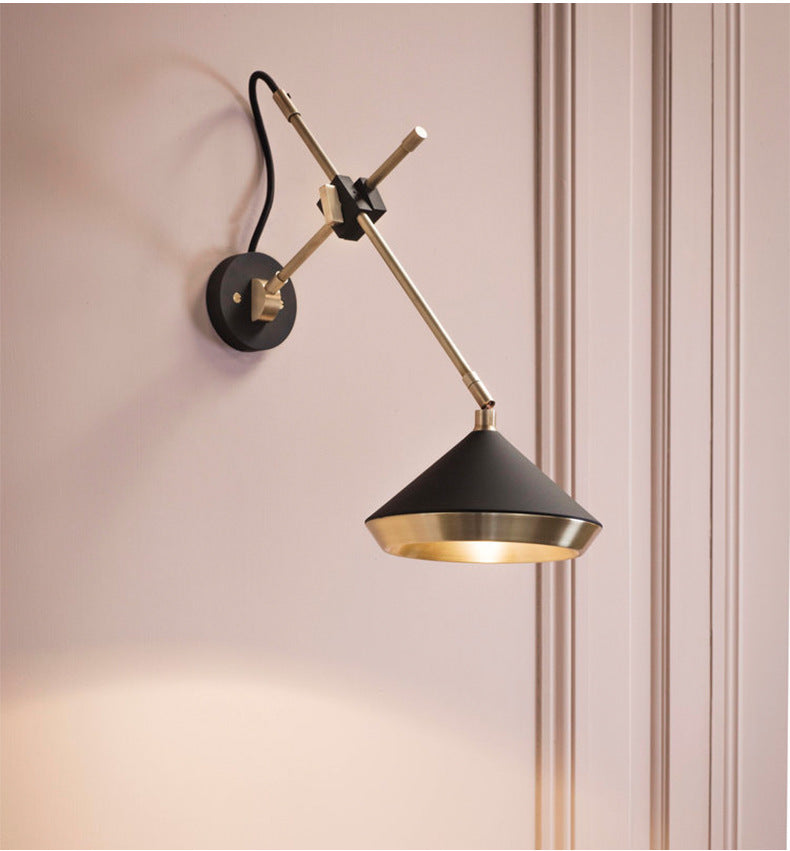 Bamboo Hat Wall Lamp