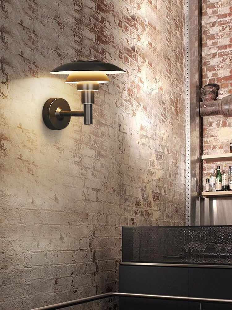 LI Retro Glass Wall Lamp