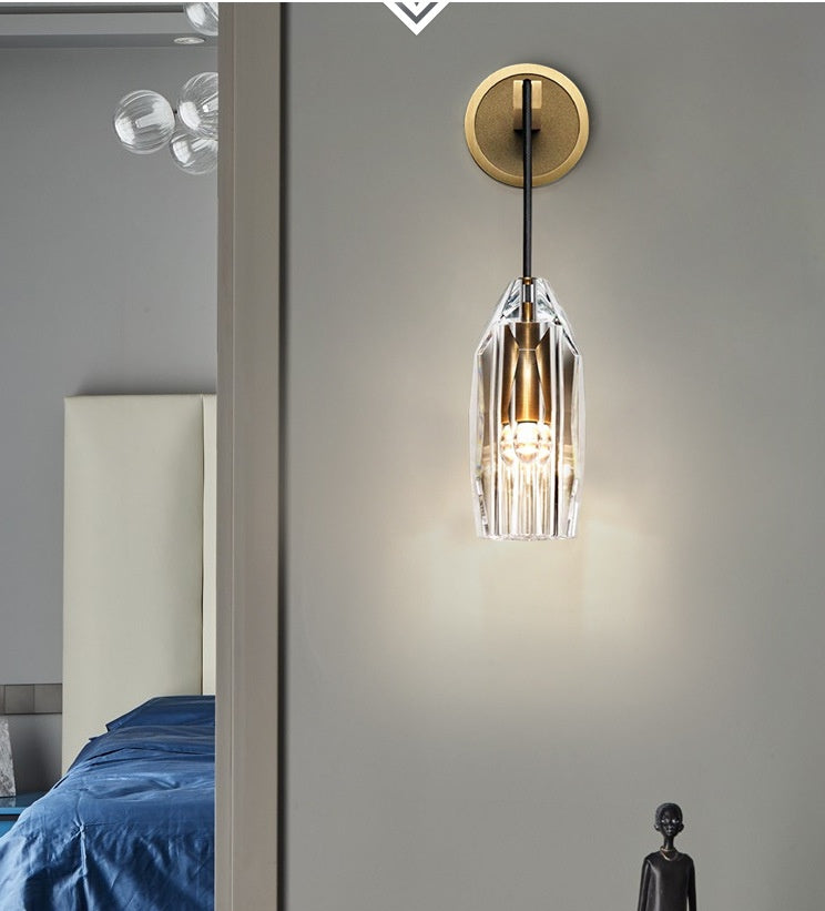Irregular Crystal Wall Lamp