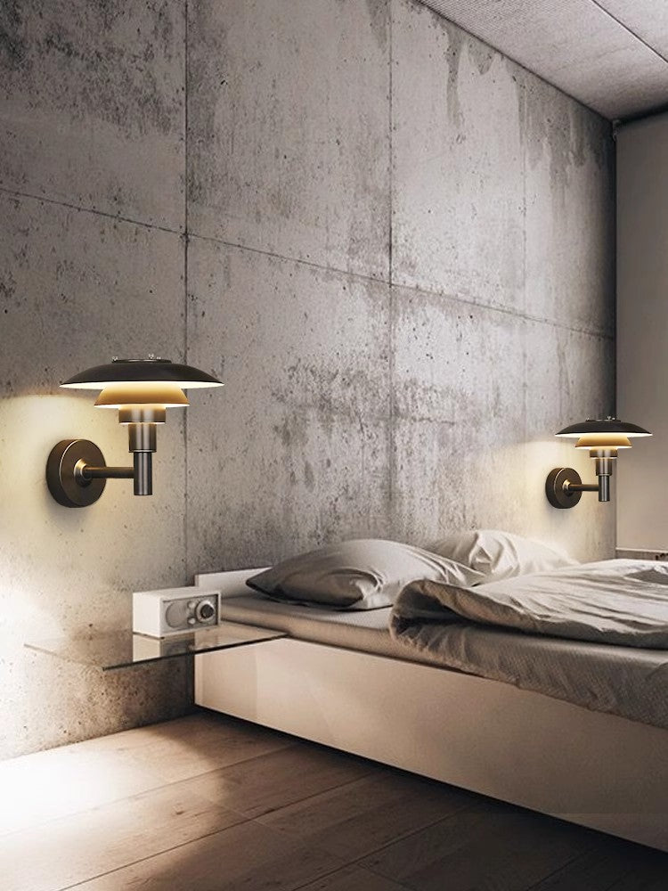LI Retro Glass Wall Lamp