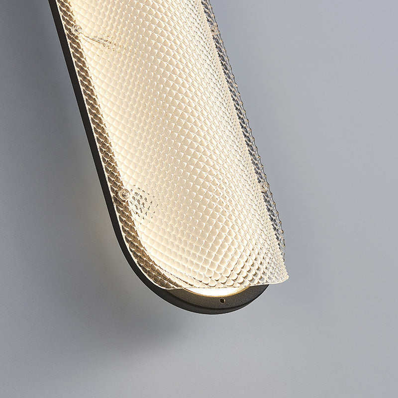 Clear Crystal Valve Wall Lamp