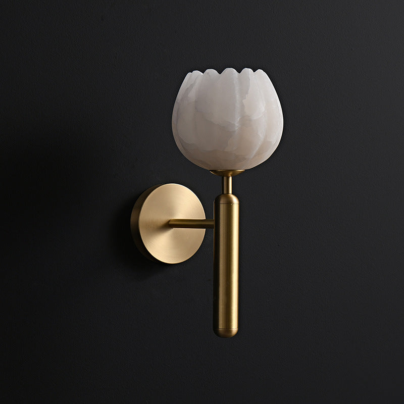 White Rose Wall Lamp