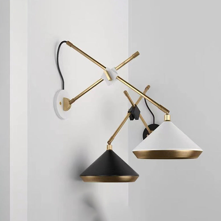 Bamboo Hat Wall Lamp