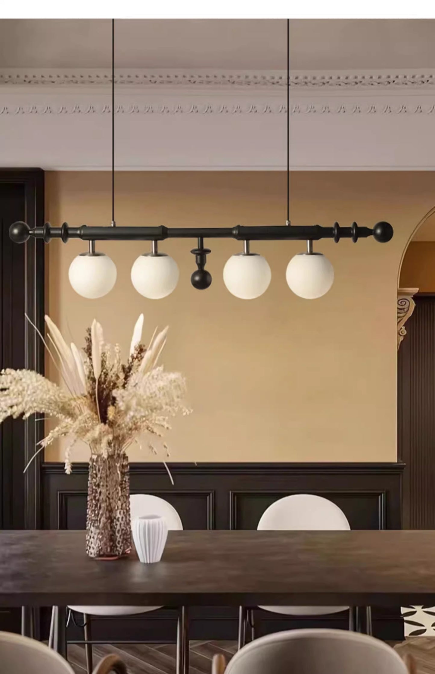 Stark Walnut Chandelier