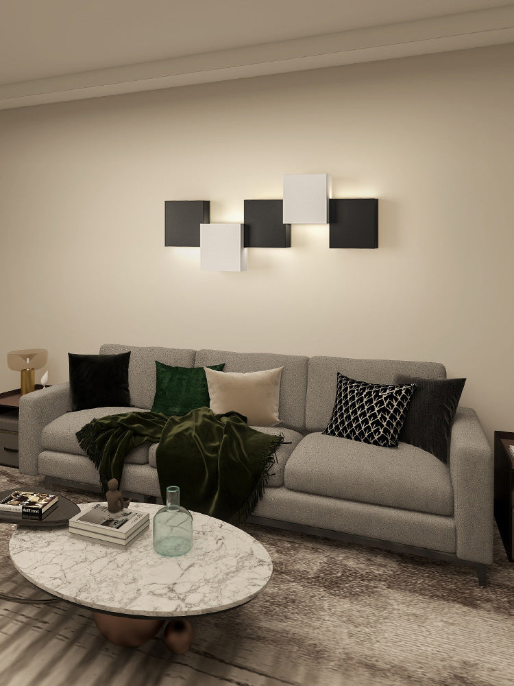 Black And White Piano Key Wall Lamp