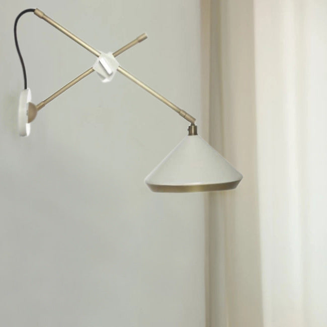 Bamboo Hat Wall Lamp