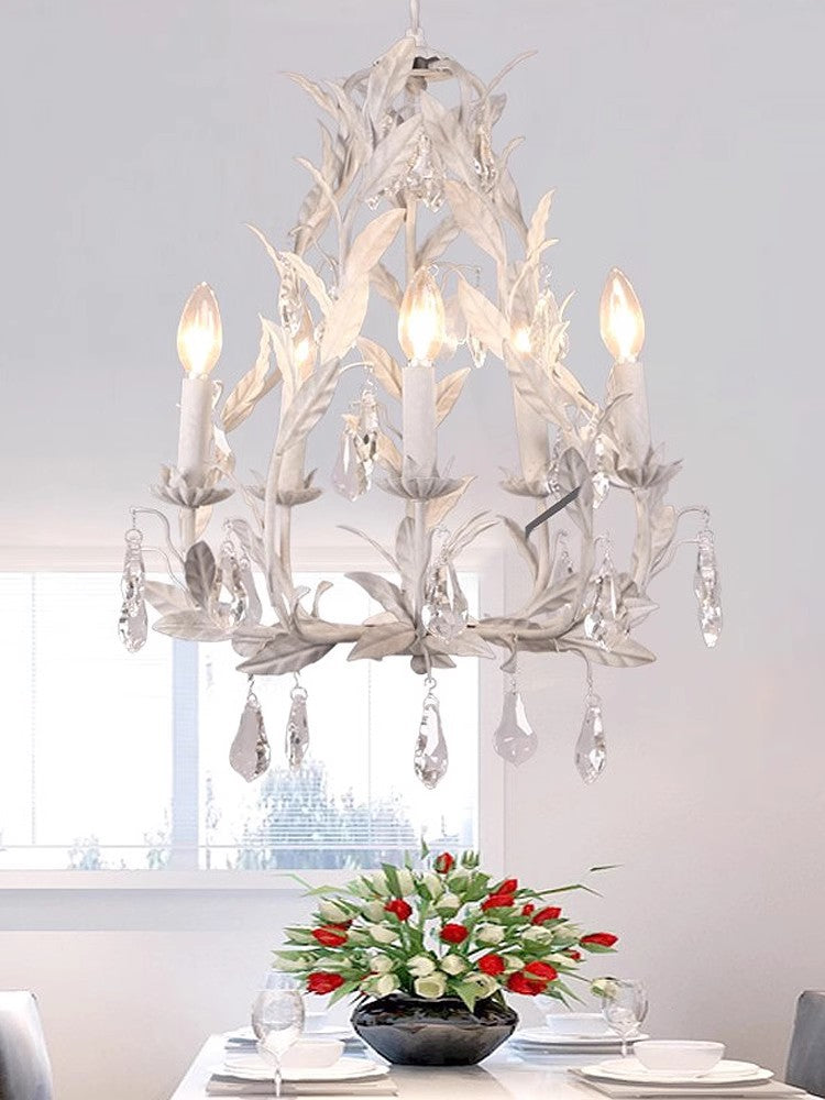 Leaf Crystal Chandelier
