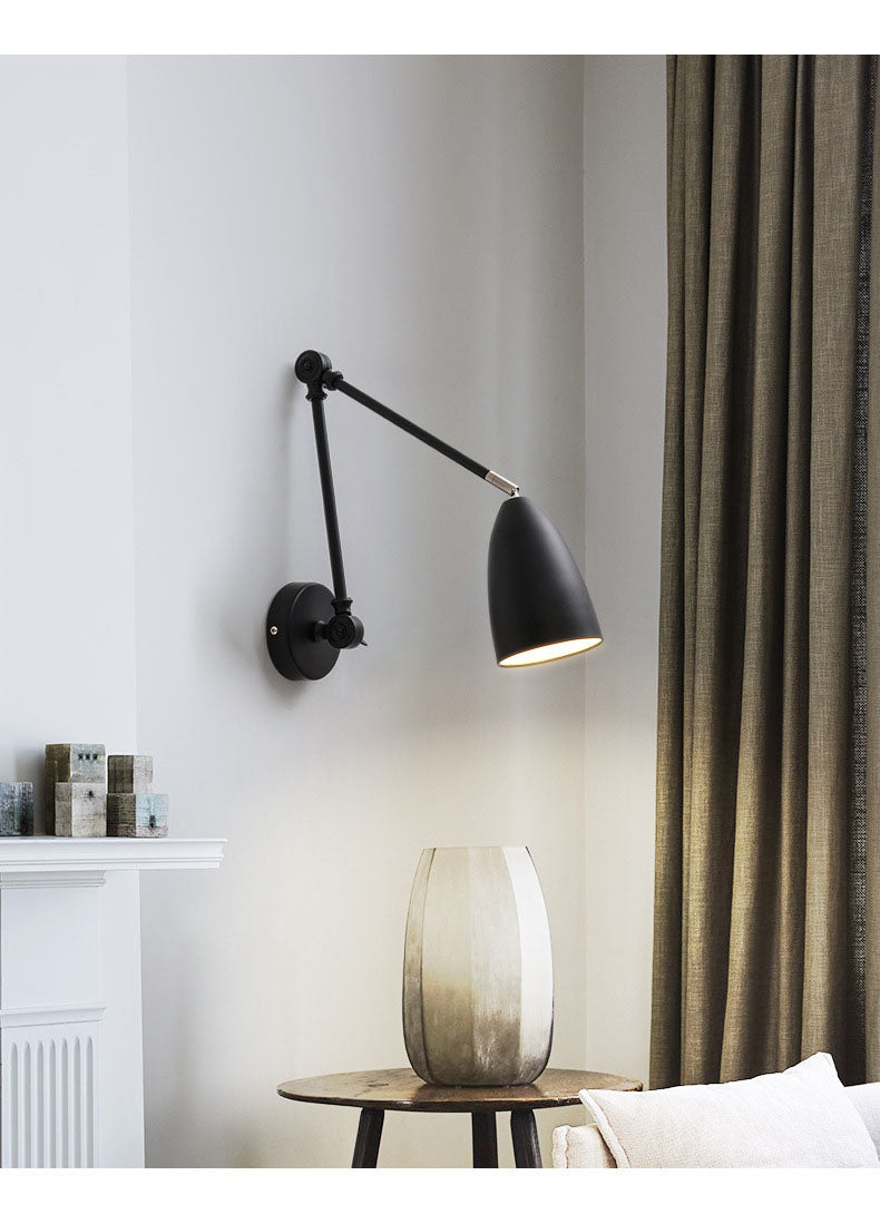 Long Rod Rocker Arm Wall Lamp